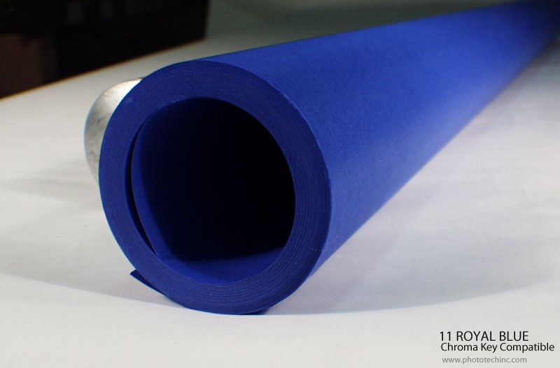 11 ROYAL BLUE Seamless PAPER Chroma Key Compatible